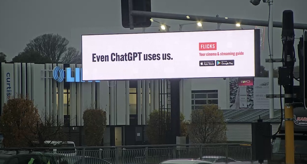Flicks marks app relaunch with punchy new OOH campaign across Australia and New Zealand